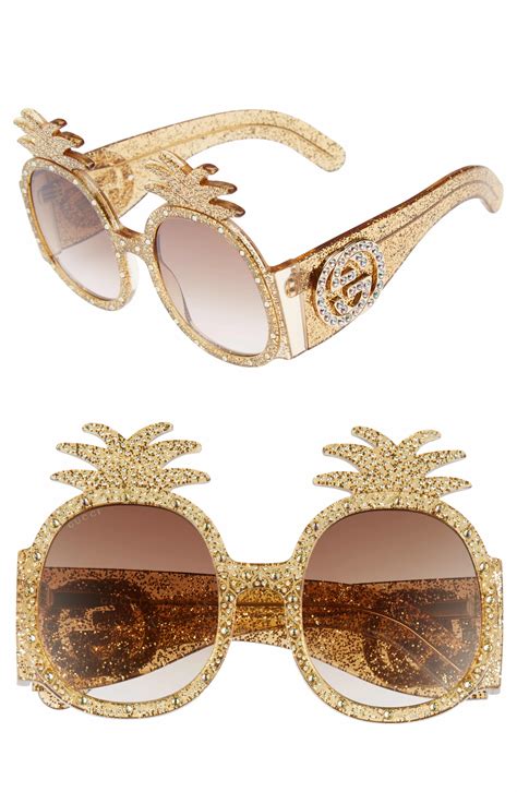 gucci pineapple sunglasses price|gucci sunglasses on sale.